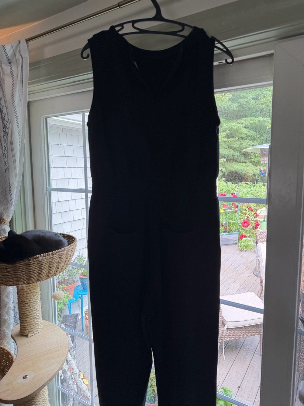 Lou & Grey Casual Comfy Scoop Neck Jumpsuit Size Medium